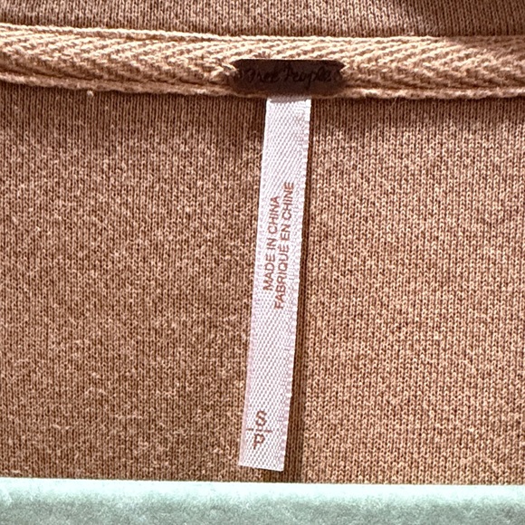 Free People Camel Teddy Jacket - Picture 2 of 3